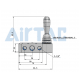 Zawór z dźwignią 5/3 bistabilny centralnie odpowietrzony 1/4" 4H230E08G -zdjęcie numer 3