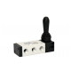 Zawór z dźwignią 5/3 bistabilny centralnie zamknięty 1/4" 4H330C08G -zdjęcie numer 1