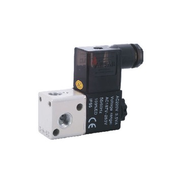 Elektrozawór 3/2 NC bezpośrednio sterowany AirTAC 3V1-06 G 1/8" 24 V DC — 3V106BG