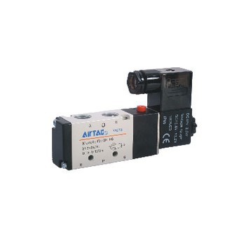 Elektrozawór 5/2 monostabilny AirTAC 4V210-08 G 1/4" 24 V DC, pilot zewnętrzny — 4V21008BG-W