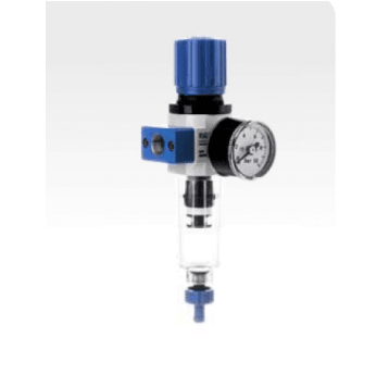 FILTR-REGULATOR MIKRO 1/8" ,0-7BAR, + MANOMETR + UCHWYT