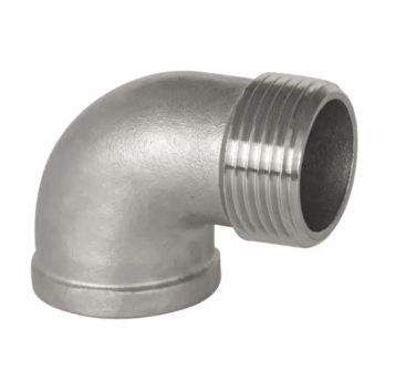 Kolanko 1/8W-Z, 90° ze stali nierdzewnej AISI 316, do 10 bar, gwint cylindryczny