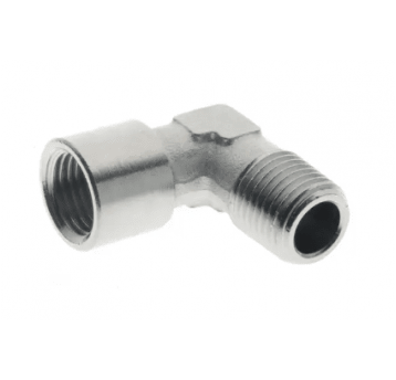 Kolanko gwintowane G 1/8 GW/GZ, mosiądz niklowany