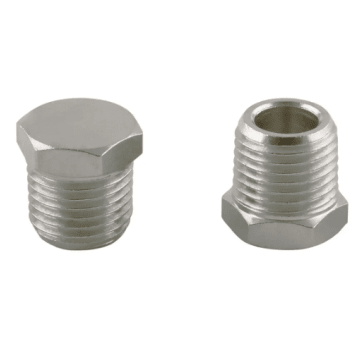 Korek mosiądz niklowany R1/2z, MN