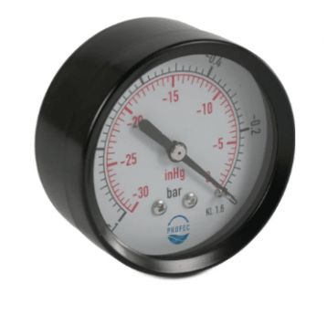 Manometr 40 mm GZ 0 - 10bar czarny typ suchy tylne 1/8"