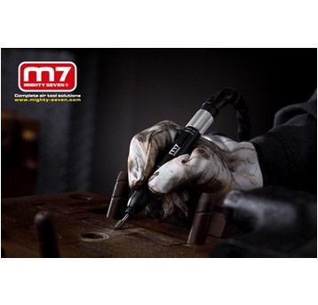 Mikroszlifierka pneumatyczna trzpieniowa (uchwyt 3 mm) 60000 obr/min Mighty Seven QA-412