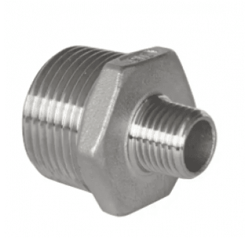 Nypel redukcyjny nierdzewny R 3/4 GZ - R 1/4 GZ, stal 316