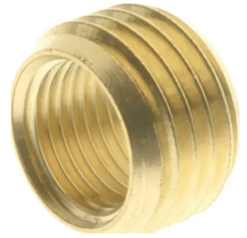 Redukcja gwintowana bez nakrętki, pierścień redukcyjny G 3/4 GZ - G 1/2 GW, mosiądz