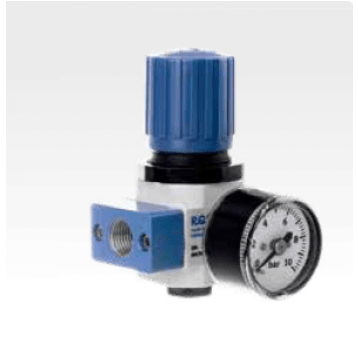 REGULATOR CIŚNIENIA, MICRO- G 1/8, 0-7 BAR, +MANOMETR + UCHWYT
