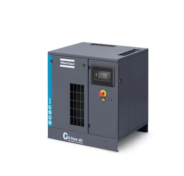 Sprężarka spiralna bezolejowa Atlas Copco SF 1-8 Pack — 1,5 kW, 8 bar, 230 V