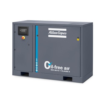 Sprężarka spiralna bezolejowa Atlas Copco SFD 11+-10 Pack — 11 kW, 10 bar
