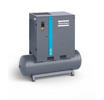 Sprężarka śrubowa Atlas Copco G22-13 Pack TM — 22 kW, zbiornik 500 l
