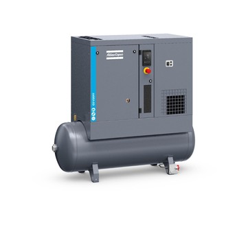 Sprężarka śrubowa Atlas Copco G3VSD-8 FF TM — falownik, 3 kW, zbiornik 200 l, osuszacz