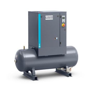 Sprężarka śrubowa Atlas Copco G4-8 Pack TM — 4 kW, zbiornik 200 l, rozruch Y/D