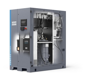 Sprężarka śrubowa Atlas Copco GA 37 VSD+ Pack — 37 kW, 13 bar
