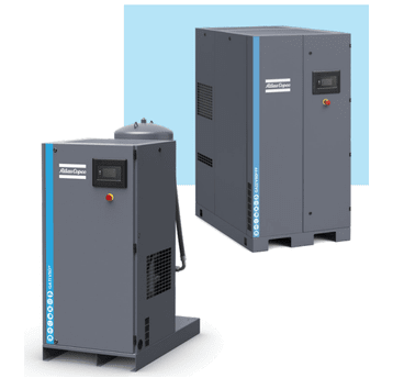 Sprężarka śrubowa Atlas Copco GA 37 VSDˢ FF — 37 kW, 10 bar, z osuszaczem
