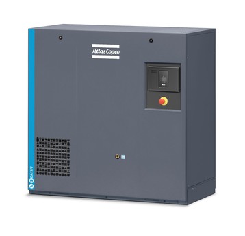 Sprężarka śrubowa Atlas Copco GA 5-10 FF — 5,5 kW, 10 bar, z osuszaczem
