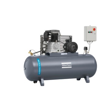 Sprężarka tłokowa Atlas Copco Automan AC100 — 5,5 kW, 15 bar, 500 l