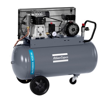 Sprężarka tłokowa Atlas Copco Automan AC21 — 1,5 kW, 10 bar, 100 l
