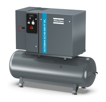 Sprężarka tłokowa Automan AC100 SILENT Y/D — 7,5 kW, 500 l, osuszacz