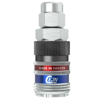 Szybkozłącze CEJN eSafe 320 z pierścieniem DN7,6, do węża 6,5×10 mm Stream-Line, 103202090