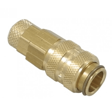 Szybkozłącze Rectus 21 DN 5, do węża z tworzywa 6×8 mm, z nakrętką, mosiądz 21KAKO08MPX