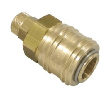 Szybkozłącze Rectus 26 DN 7,2, do węża z tworzywa 6×8 mm, z nakrętką, mosiądz 26KAKO08MPX