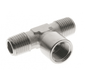 Trójnik gwintowany typu T ZWZ 2 x G 3/4 GZ - G 3/4 GW, mosiądz niklowany