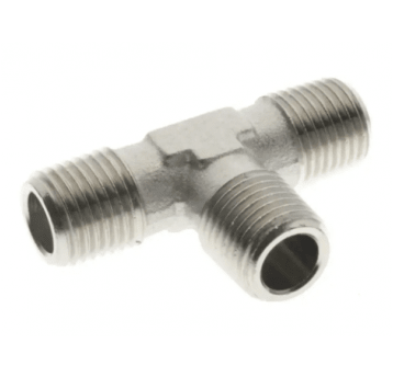 Trójnik gwintowany typu T ZZZ 3 x G 3/4 GZ, mosiądz niklowany