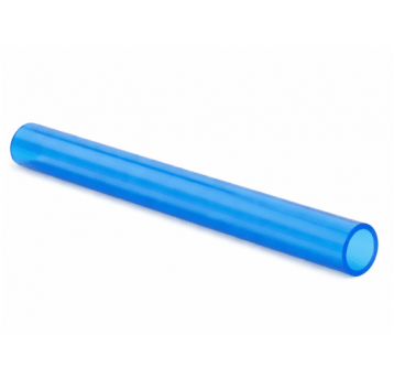 Wąż kalibrowany 10 x 6,5mm PU - niebieski-przeźroczysty - 1m