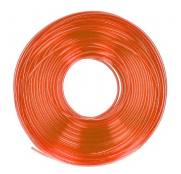 Wąż kalibrowany PU 16mm x 11mm - pomarańczowy-przeźroczysty - 100m