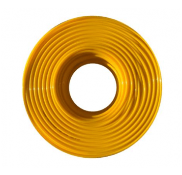 Wąż kalibrowany PU 6mm x 4mm - żółty - 100m