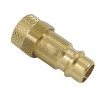 Wtyczka szybkozłącza Rectus 26 DN 7,2, do węża z tworzywa 9×12 mm, z nakrętką, mosiądz 26SFKO12MXX