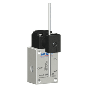Zawór 3/2 z prętem kontaktowym AirTAC ZM3P G 1/8" — kąt standardowy, ZM3P06G