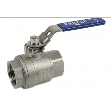Zawór kulowy 2-częściowy stal nierdzewna 316 1/4" GW 64bar