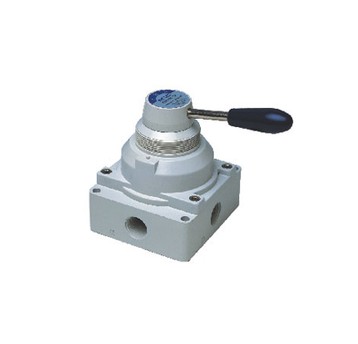 Zawór płytowy 4/2 monostabilny 3/4" z blokadą 4HV41020LG