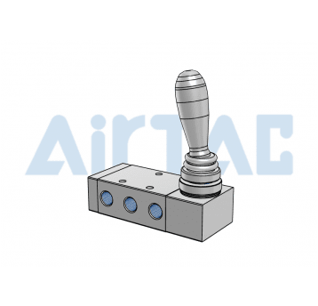 Zawór z dźwignią 5/2 monostabilny 1/4" 4H21008G