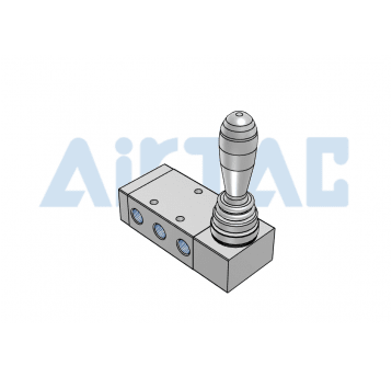 Zawór z dźwignią 5/3 bistabilny centralnie odpowietrzony 1/4" 4H230E08G