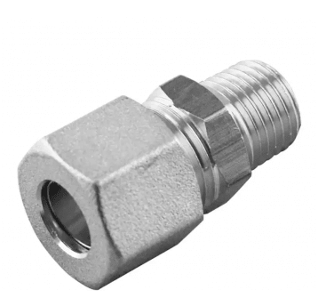 Złączka skręcana prosta do rur miedzianych 10 mm R 1/4 GZ, mosiądz niklowany